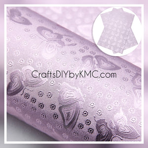 Embossed Butterfly Pattern - Light Pink